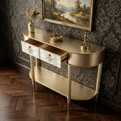 Console à tiroirs de style français
