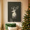 Toile tendue avec châssis en lin doux Carol of Pines