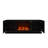 Black Fireplace TV Stand Entertainment Center Modern Media Console-634953230