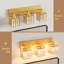 Éclairage pour meuble-lavabo à intensité variable avec abat-jour en cristal 2/3 lumières-998343407