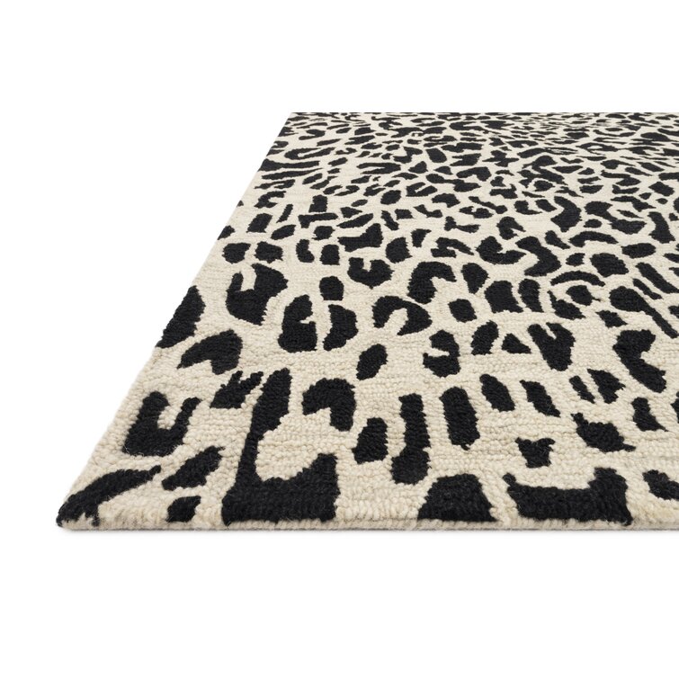 Dash and Albert Rugs Leopard Hand Hooked Wool Animal Print Rug & Reviews