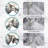 Couple 5-Spray Dual Shower Heads 4.7" Shower Head with 2-in-1 Spray Pattern-88904857