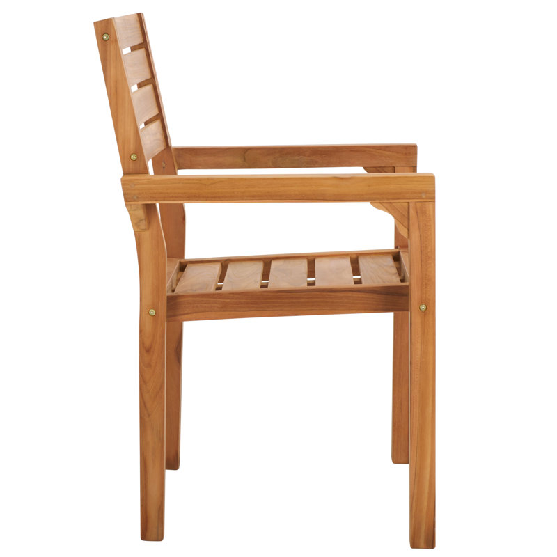 Leon Outdoor Teak Dining Armchair