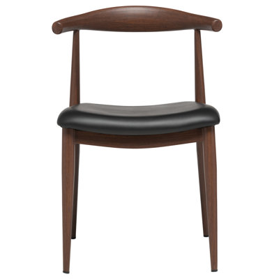Chaise d'appoint en cuir Hasbrouck