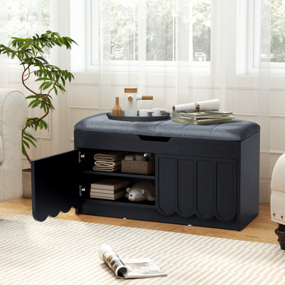 Upholstered Shoe Storage Bench
