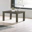 Élégant ensemble de tables basses 3 pièces et 1 table basse et 2 tables de bout gris foncé