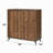 Oak Finish Shoe Cabinet