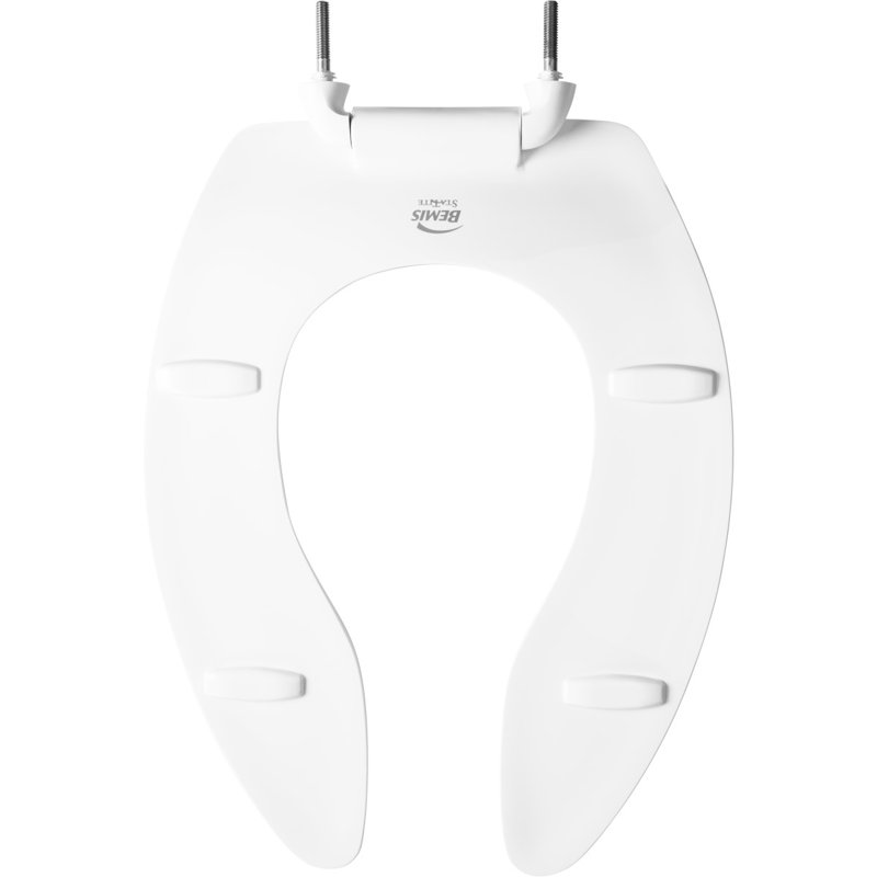 Siège de toilette allongé en plastique, Standard