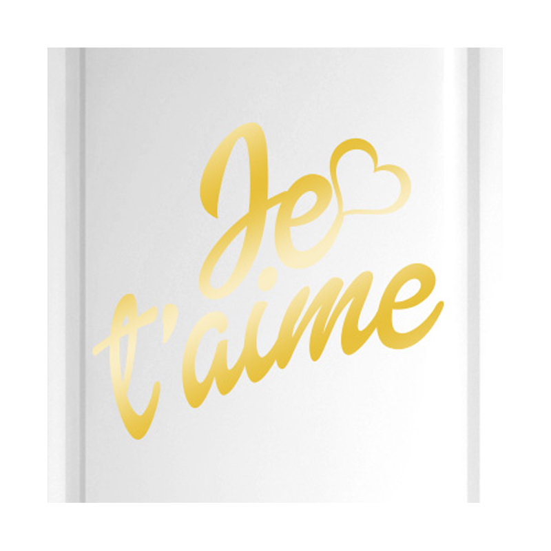 Wall Decal, Shiny Gold