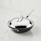 12.5" Covered Wok W/helper Handle (32cm)