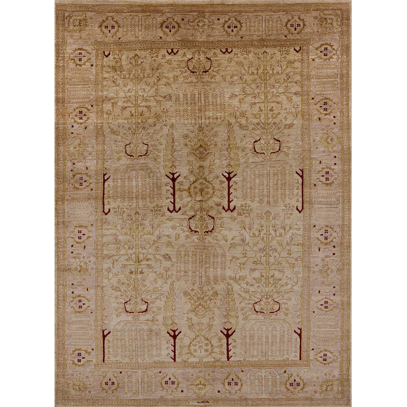 Tapis oriental beige, Rectangle 5 pi x 7 pi
