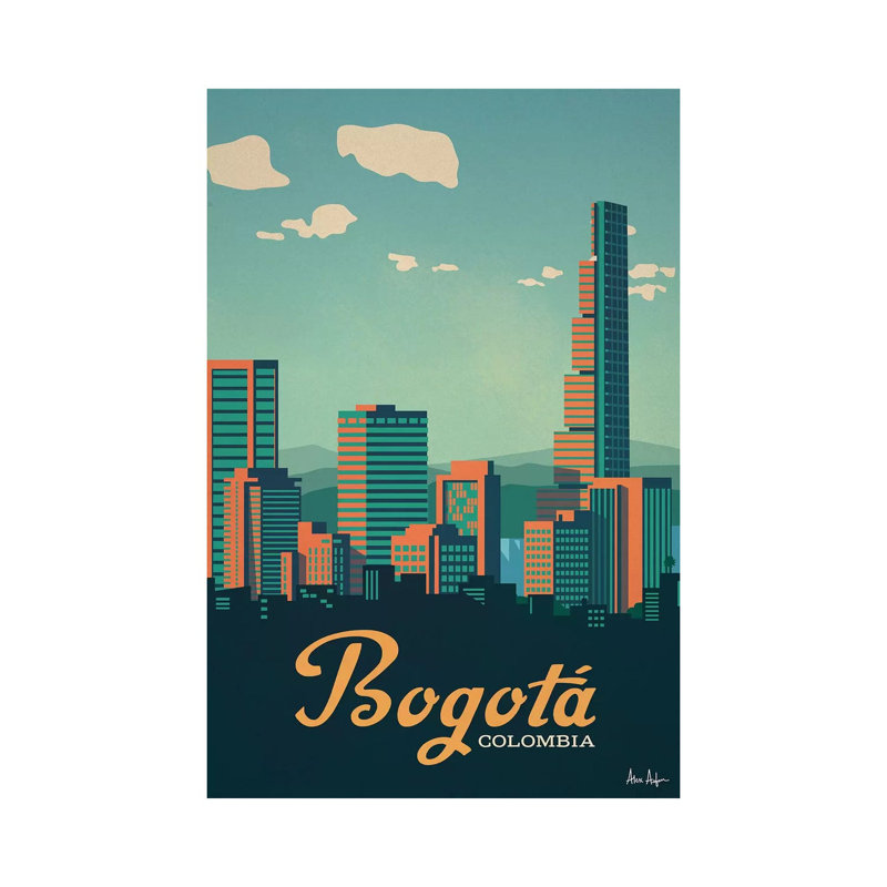 Bogota - Wrapped Canvas Print, 20.32 cm H x 30.48 cm W