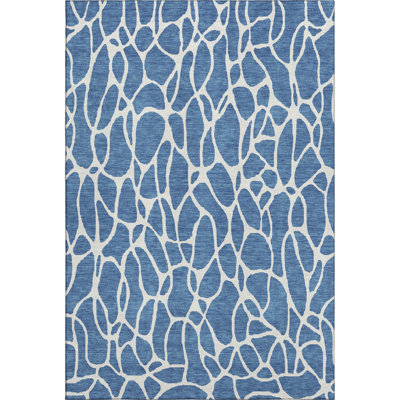 Premium Machine Washable Guada AMF1024 Geometric Rug
