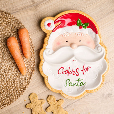 Cookies For Santa Plate