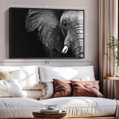 Animal " Wise Elephant Wall Art "