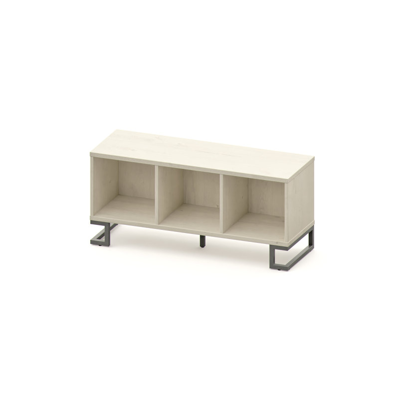 Carrollton 55cm H x 119cm W Cube Bookcase, Wild Oak