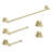 Circular 5 - Piece Bathroom Hardware Set-58850955