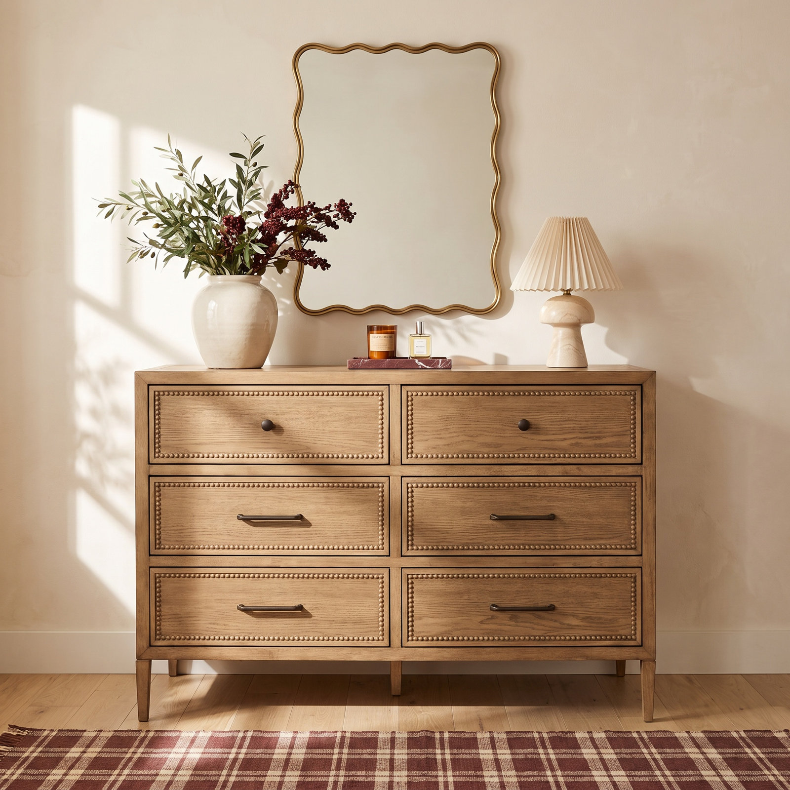 Becki Owens x Surya Hermosa 36" Oak Dresser