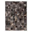 Natural Hide Cowhide Geometric Area Rug in Gray-37778065