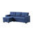 Upholstered L-Shaped Sectional Reversible-88672494