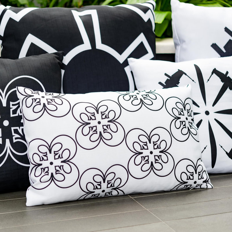  Housse de coussin rectangulaire en polyester