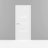 Sete Frosted Glass Standard White Door-58145092