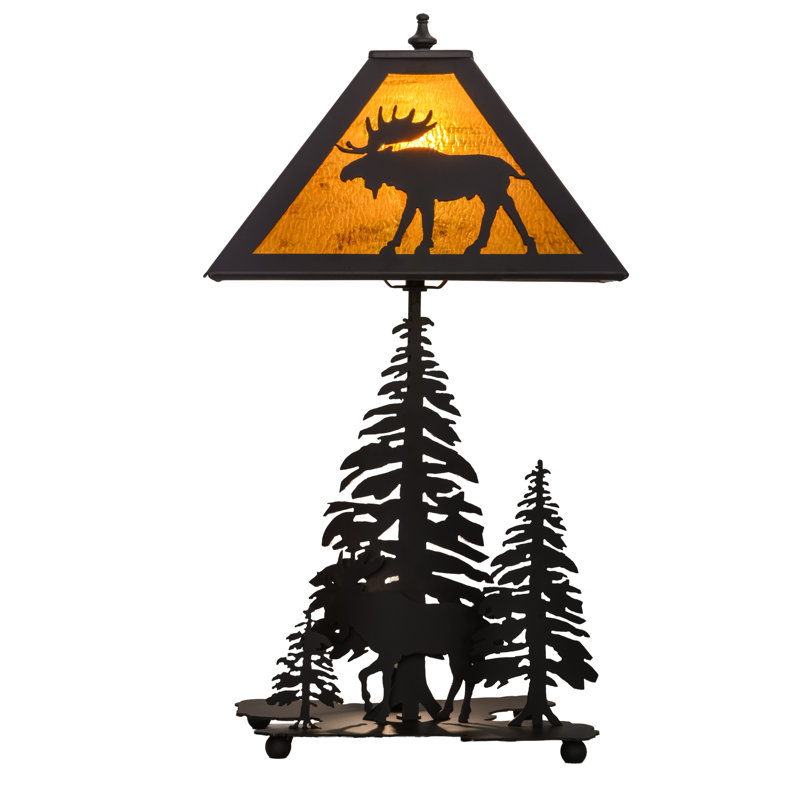 Rustic Lodge Table Lamp