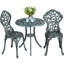 color  All Weather Table Set Antique Aluminium Bistro Dining Set-249208700