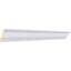 Moulure à couronne lisse traditionnelle Jackson H 1 5/8 po x P 1 5/8 po x F 2 1/4 po x L 94 1/2 po