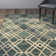 Tapis bleu sarcelle Chval