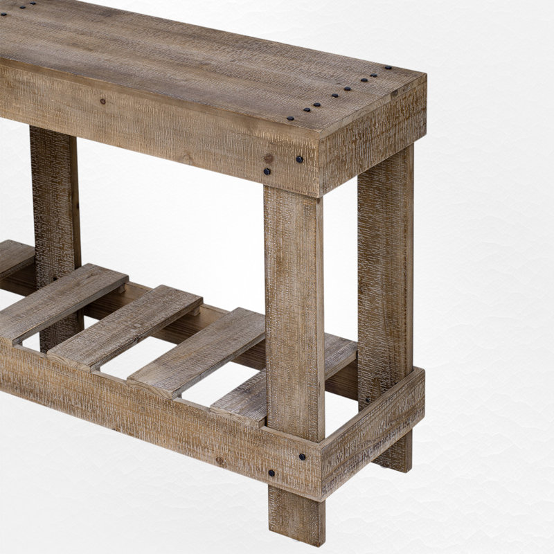 63.03" Console Table, Natural
