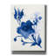 «Contemporary Blooms Blue 2 V2» par Shirley Novak, art mural sur toile-26538366