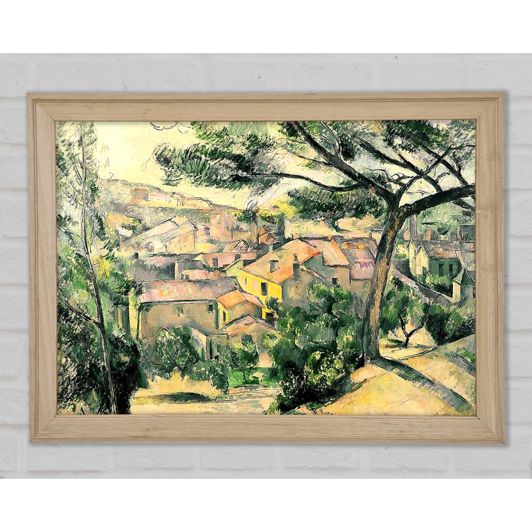 Cezanne Lestaque Against The Sunlight - Einzelner Bilderrahmen Kunstdrucke