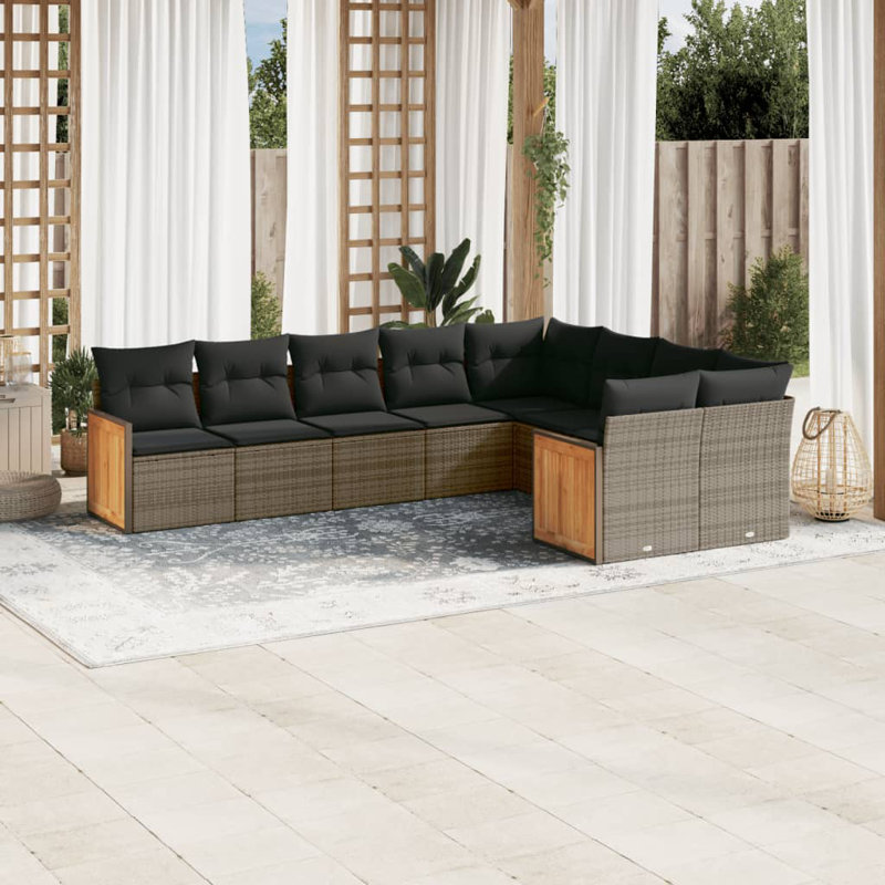 Ensemble de canapé de jardin Vidaxl