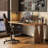 Light walnut Rectangular Solid Wood desks-108205531