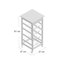 37cm W Solid Wood Kitchen Island-16784046-123097918