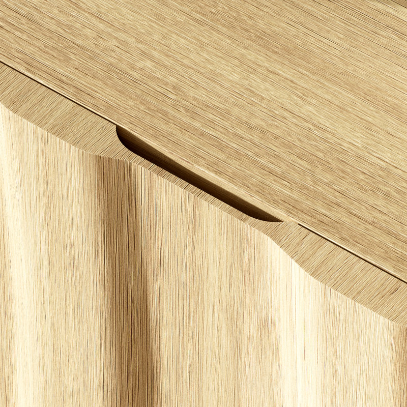 TV Stand for TVs up to 65", Oak