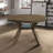 47.24''Round Rubber Wood Dining Table for 4-6 with Wooden Trestle Pedestal Base-1998561751