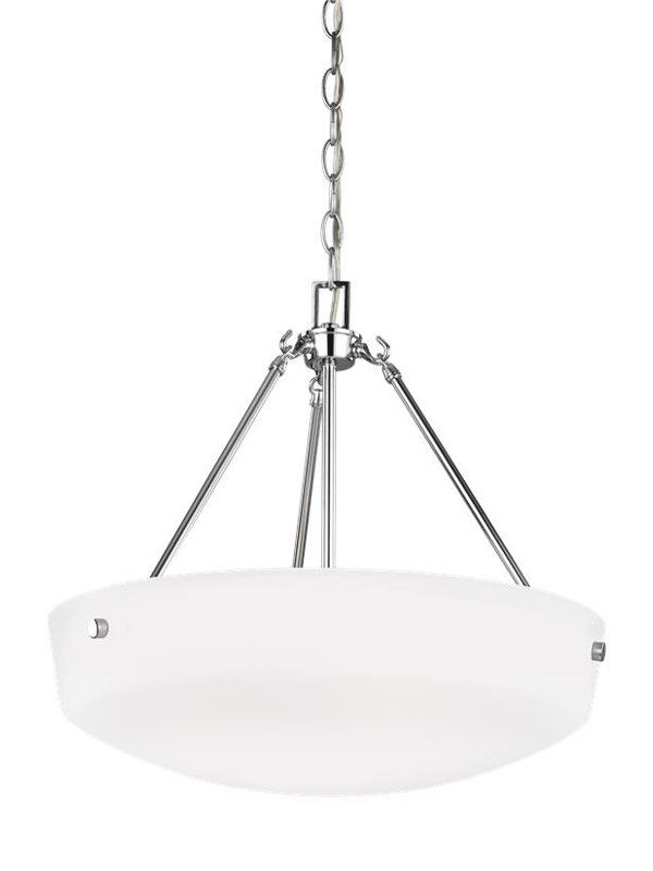 Kerrville Three Light Pendant from Generation Lighting , No, Bronze