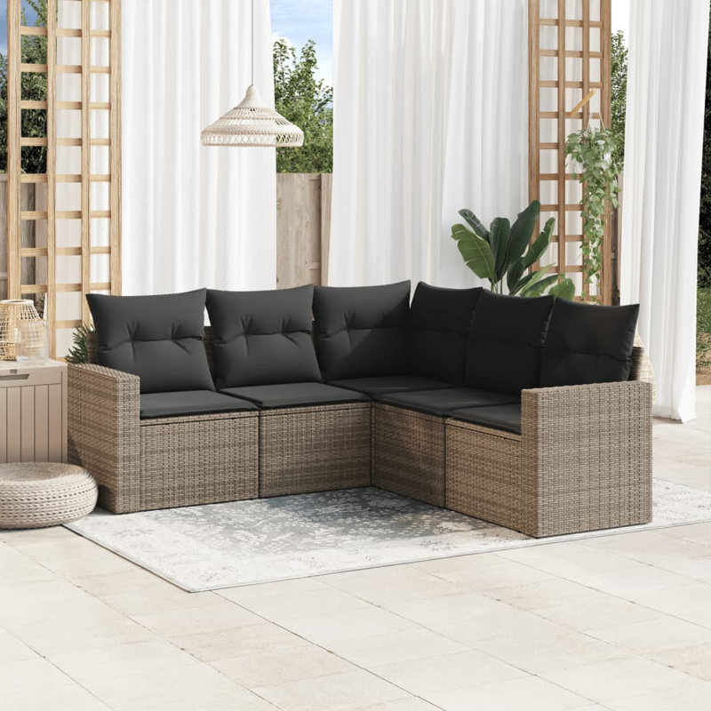 Ensemble de canapé de jardin Vidaxl PE