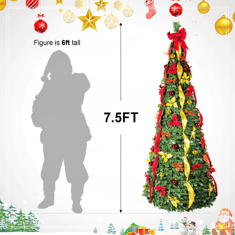 Arbre de Noël 6 pi Pop-Up, 6'