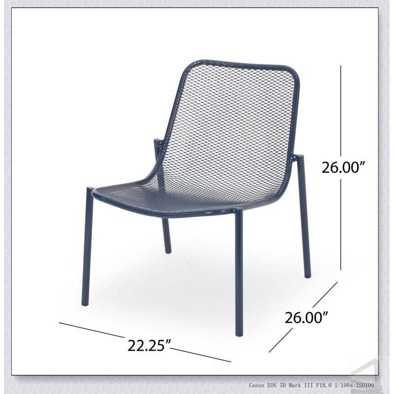 Les chaises empilables KINCAID au fini bleu marine mat, parfaites pour une utilisation intérieure et extérieure, alliant élégance et durabilité.