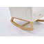 Chaise berçante d'appoint à haut dossier avec repose-pieds pour chambre à coucher ou espace de vie-1401279851