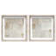 Vanilla Set Shadowbox Abstract Print by Oliver Gal, Black Frame, 12 x 12-161160971-161160974