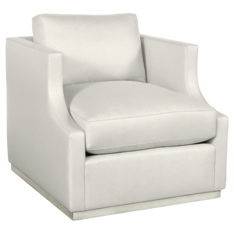 Willowbrook By Thom Filicia Cotton Swivel Armchair, Kenworth Pearl, Navajo