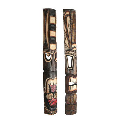 Handmade Coastal People Wall Decor on Solid Wood