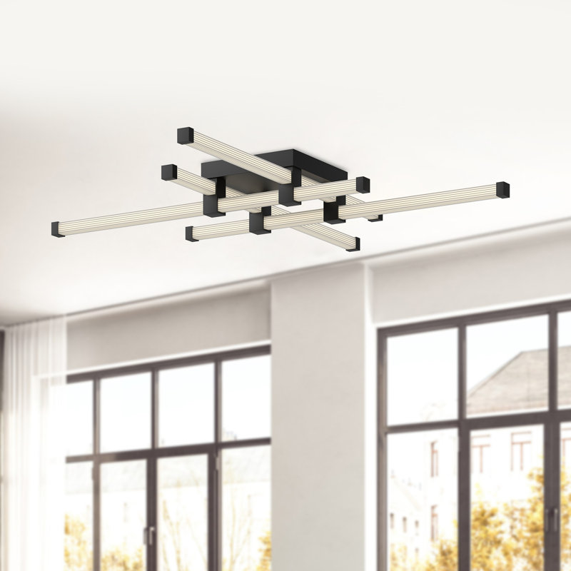 Blade 4 - Light LED Flush Mount, Black