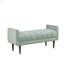 Banc d'appoint rembourré moderne