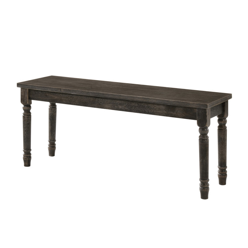 Traditional Wooden Bench With Classic Design And Rustic Charm, Versatile Seating Option For Various Spaces.