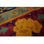 Tapis rectangulaire chinois en laine noué à la main de style antique années 1920 bleu art déco